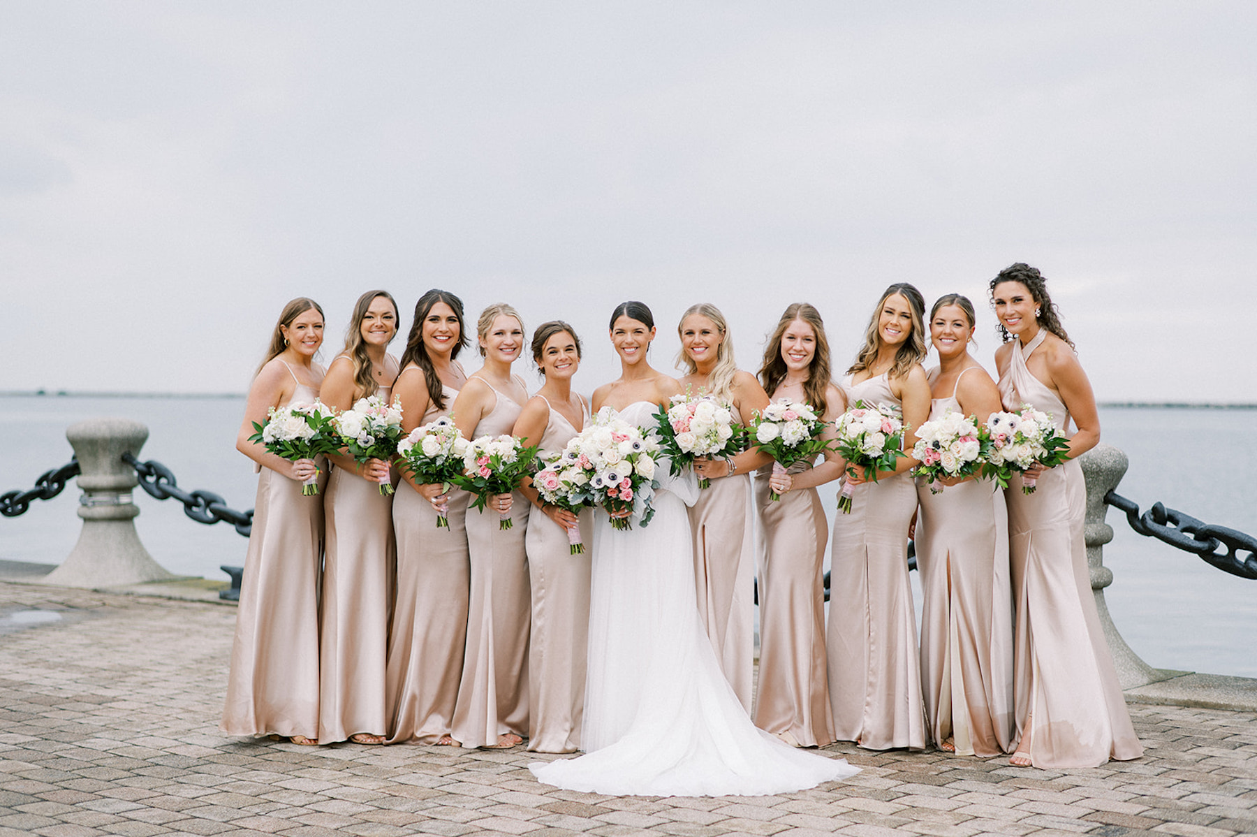 Bride with her bridal party